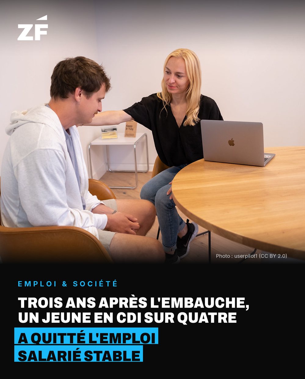 Fact card Ze Finance : Emploi & société