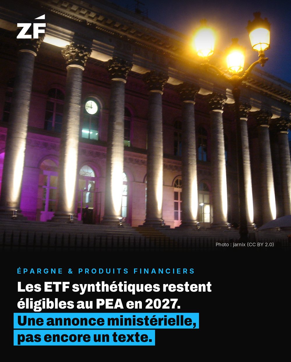 Fact card Ze Finance : Épargne & produits financiers